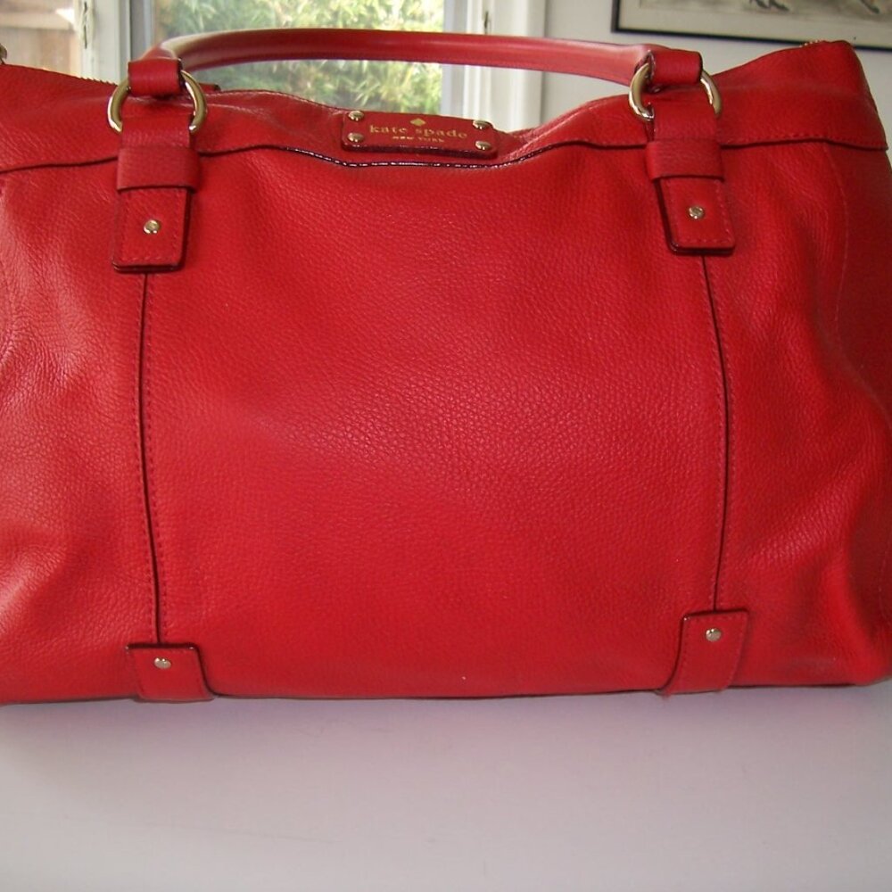 Kate Spade Shoulder Bag Tassled Zipper Closure